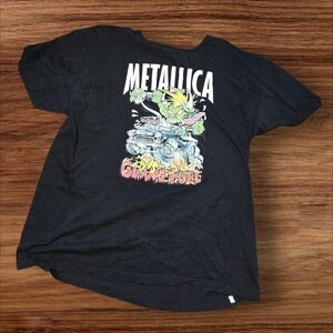 Metallica Gimme Fuel Graphic Black T-Shirt